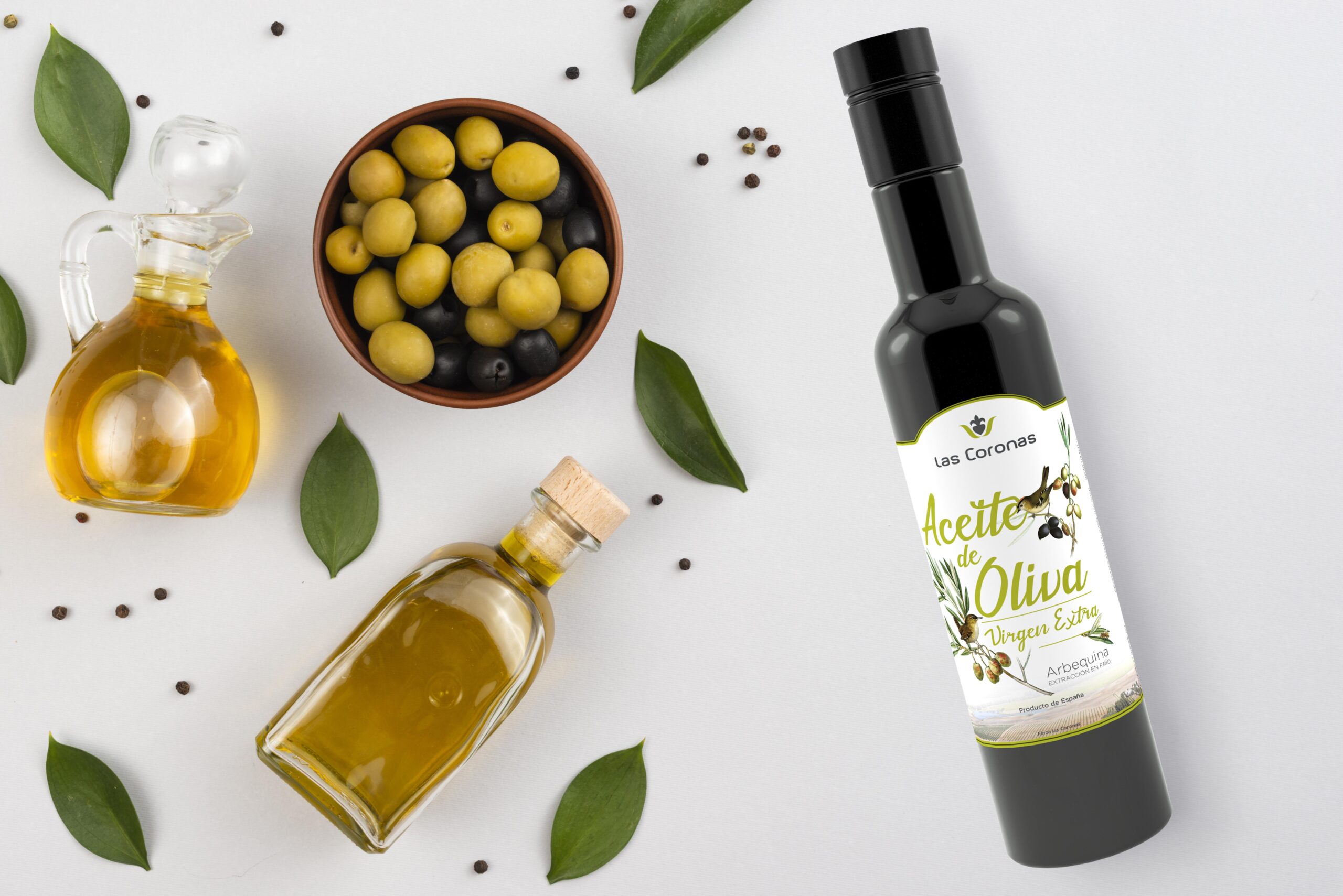 Diseño de etiqueta aceite de oliva