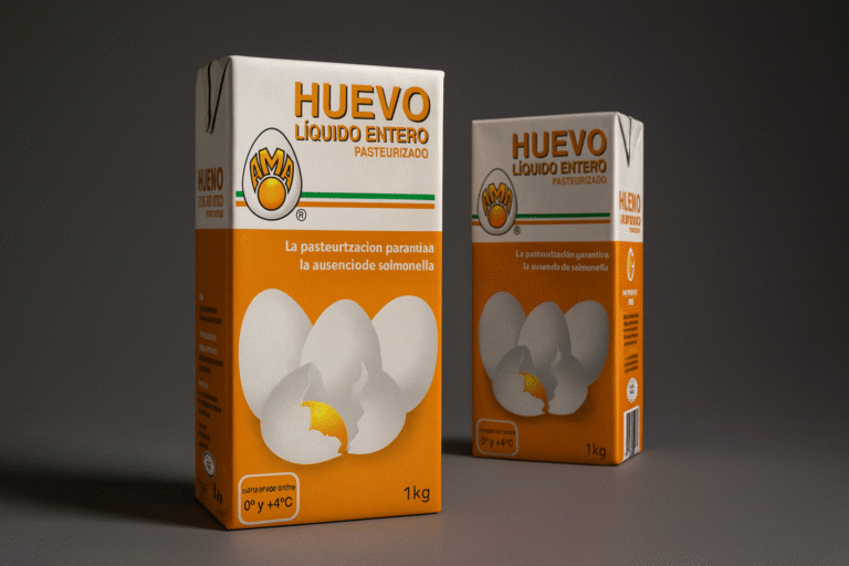 Diseño de packaging huevo líquido